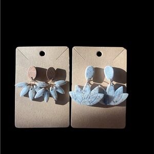 Elegant Blue Stone Earrings